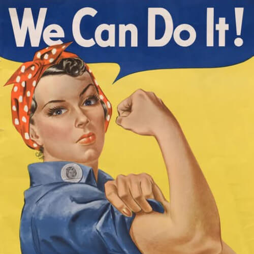 Element IV therapy Rosie the riveter Erlinda Avila